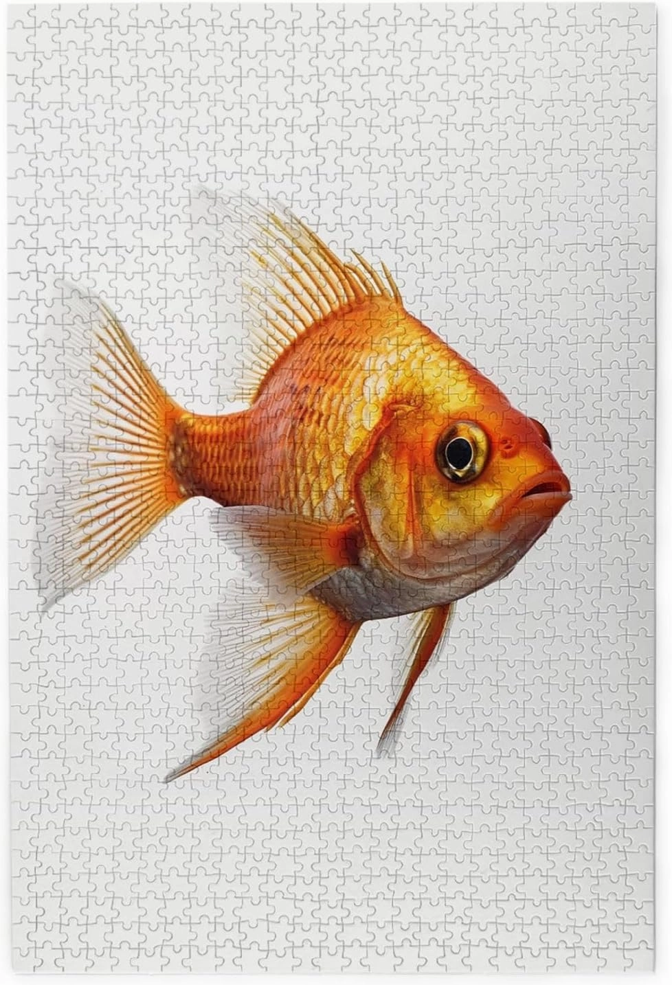 1000 Piece Jigsaw Puzzle for Adults Challenging Puzzles for Game Nights Real Fish Wooden Puzzles Personalized Custom Wood Picture Puzzle for Family Finished Size 19.7"x29.5"