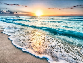 1000 Pieces Wooden Jigsaw Puzzle for Adults, Family or Elderly, Hawaiian Sunset Beach Puzzles, Art Home Decor DIY Funny Parent-Child Educational Game Toy Sunset Puzzle Gift for Mom, Wife, Friend