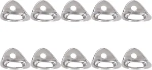 10Pcs Stainless Steel Climbing Hanger for Rock Climbing, Cave Exploration, Engineering Protection, Lightweight Climbing Bolts Hangers, Portable and Easy to Install