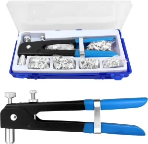136pcs Rivet Nut Tool Kit Rivnut Tool Nut Rivet Gun kit Wrench Threaded Insert Rivnut Nutsert M6/ M3/M4/M5/M8 Set for Furniture,Decration,Car,Trailer,Boat,and More