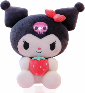 15.7" Cute Anime Plush Doll, Lovely Plush Stuffed Animal, Anime Cute Soft Plush Figure Toy, Pillow Plush Gift Filler Birthday Gift for Kids (SKuro)