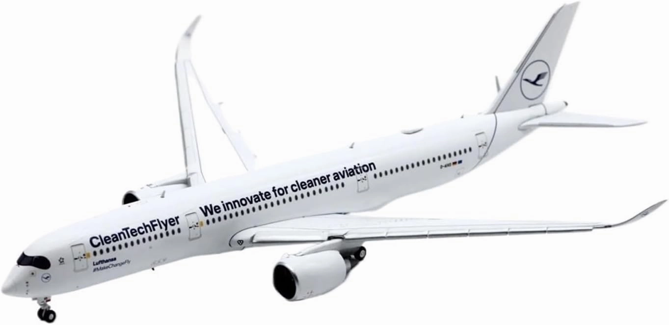 1 400 for Lufthansa Airlines Airbus A350-900 Airplane Model Office Desk Ornaments Collectibles Crafts Miniatures Set
