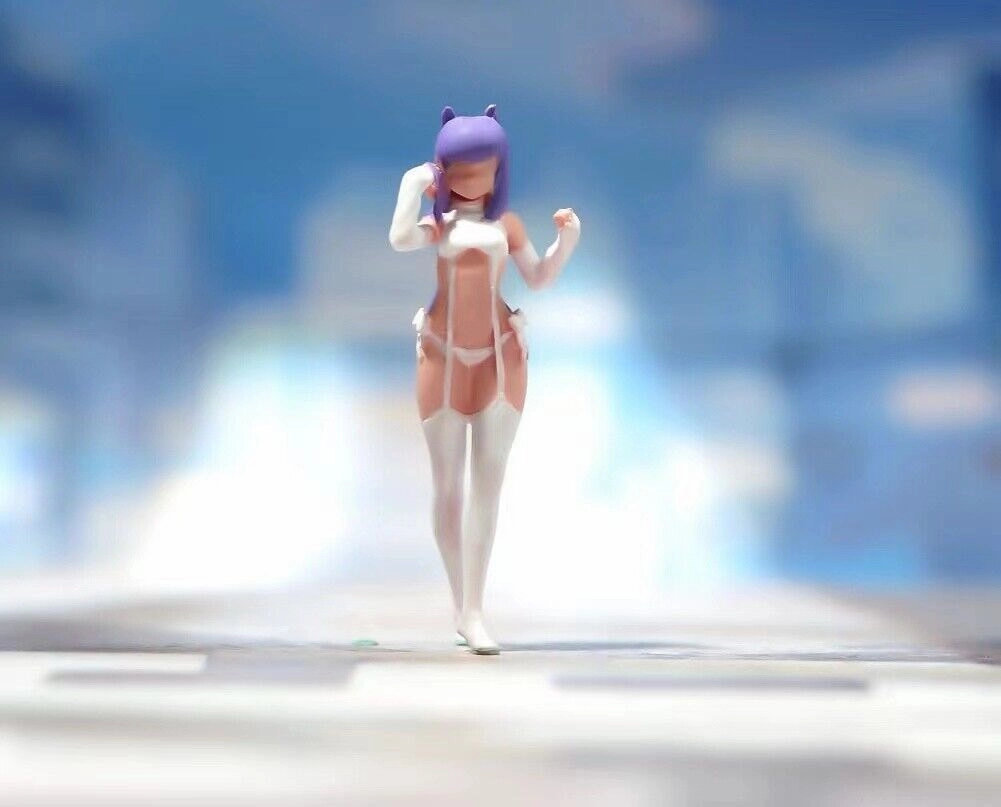 1:64 Painted Figure Model Miniature Resin Diorama Sand Sexy Girl Cartoon Cute