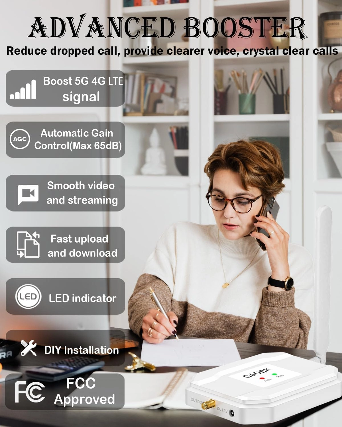 2025 Latest Verizon Cell Phone Signal Booster Verizon Signal Booster Cell Phone Booster 5G 4G LTE Band 13 Cellular Booster Straight Talk Signal Amplifier Cell Extender Cell Booster for Home