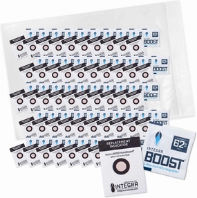 2-Way Humidity Control Pack – Patented Technology for Humidity Control – Preserve Flavor & Maintain 62% RH – Moisture Absorber for Herbs, Spices & More – 2 Gram (Pack of 50)