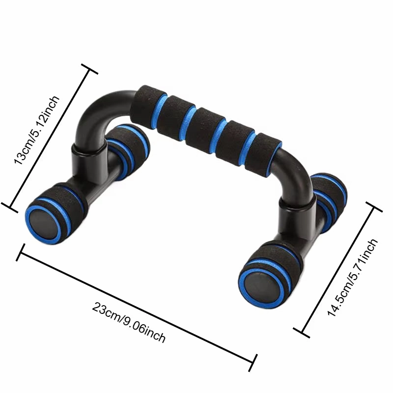2Pcs Non-Slip Push-Up H-Shaped Support Bar Stand Home Fitness Gym Handles Pushup Bars Exercise Arm Chest Muscle Training Bracket