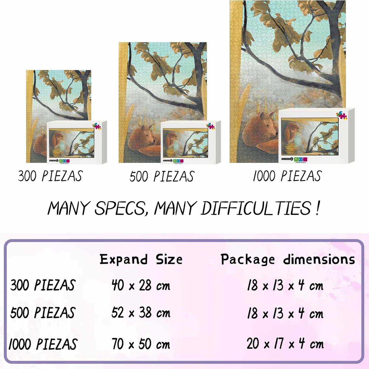 300 Piece Puzzles Butterfly Fairy Wedding Home Decor & Valentines Day Decorations - More Difficult Challenge Puzzles (Wooden Puzzles Includes Beautiful Gift Box) for All Adult Beginners