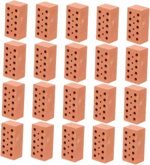 30pcs Miniature Bricks Realistic Tiny Bricks for Dollhouse Garden Accessories Crafts for Building Houses Castles and Creative Projects