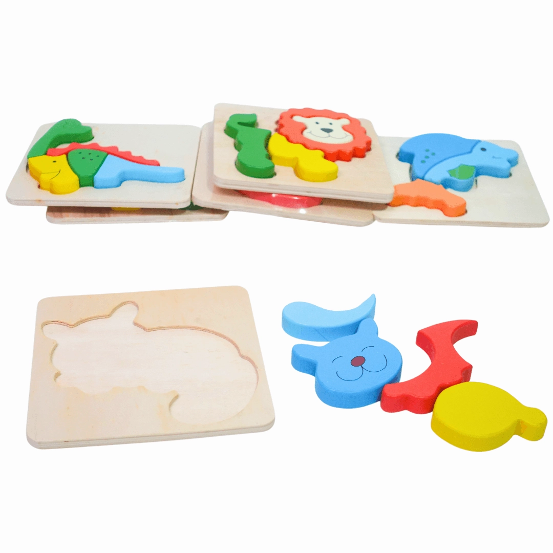 3 Animals Puzzle for Kids Age 3