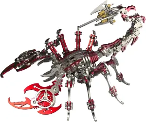 3D Metal Scorpion Puzzle Kits for Adults & Teens - Mechanical Assembly Models，DIY Desk Ornament