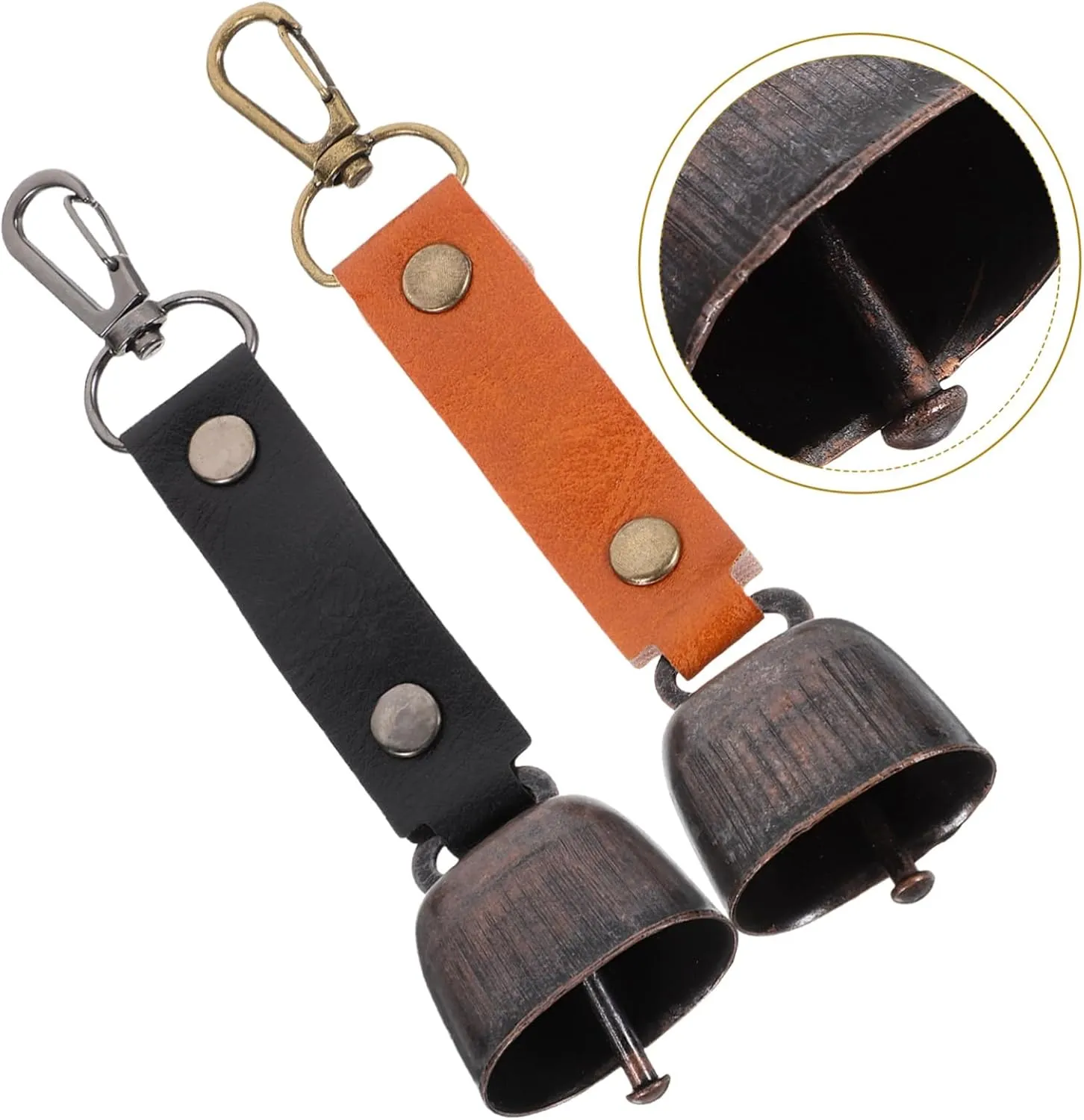 4 Pcs Outdoor Bell Pendant Bear Bell Warning Bell Camping Bell Hiking Bell Ornaments Camping Small Bell