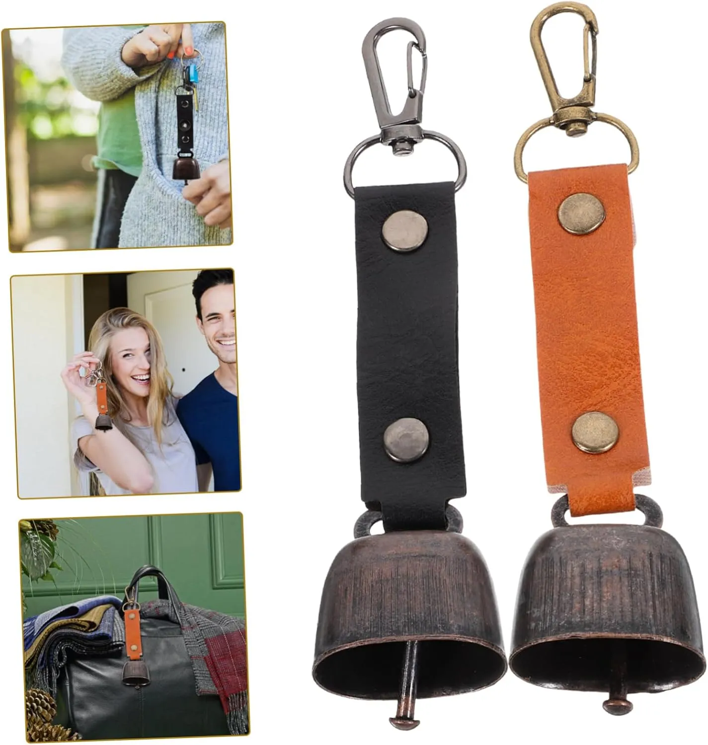 4 Pcs Outdoor Bell Pendant Bear Bell Warning Bell Camping Bell Hiking Bell Ornaments Camping Small Bell
