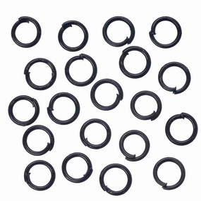 4.5mm Black Jump Rings 100 Grams