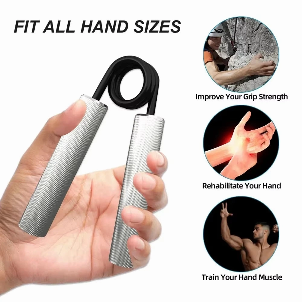 50LBS-300LBS Metal Grip Strength Trainer Equipment Forearm Exerciser Hand Grip Strength