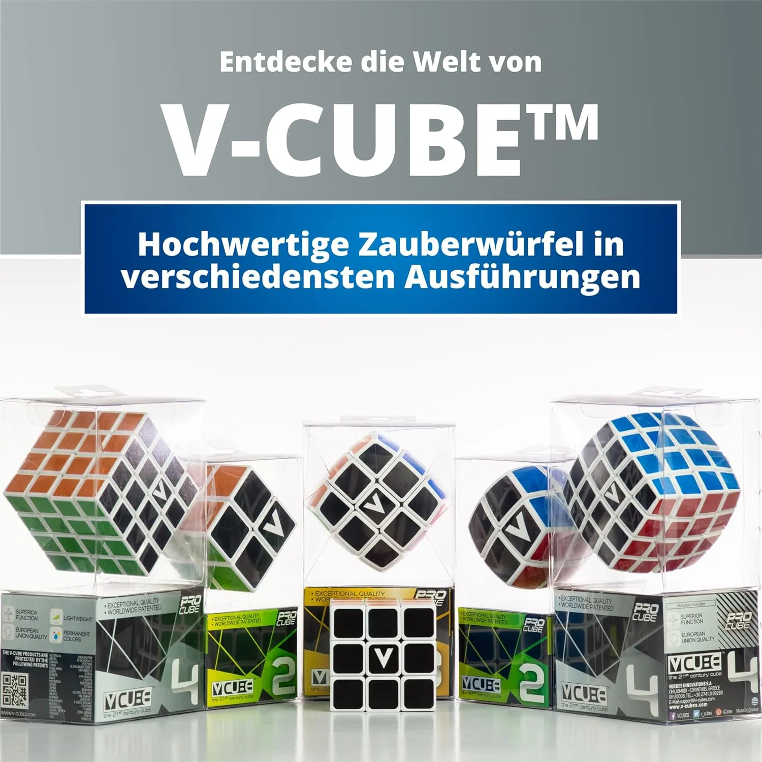 5206457000227 4 Cube Toy, White