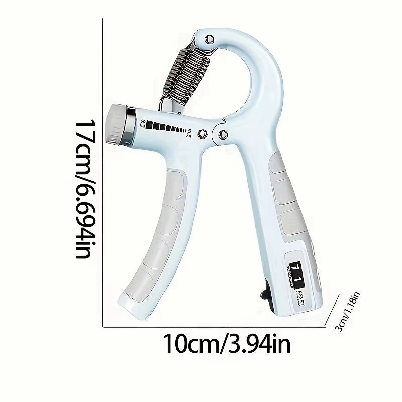 5-60Kg Adjustable Hand Grip Strengthener Hand Grip Trainer with Counter Wrist Forearm and Hand Exerciser for Muscle Building
