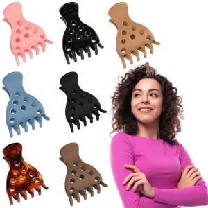 7Pcs Root Lifting Hair Clips for Volume Hair Styling Accessories Volumizing Claw Clamps for Curly Hair No Crease Hair Root Lifting Clips for Natural Volume Curls (Hair Clips-1)