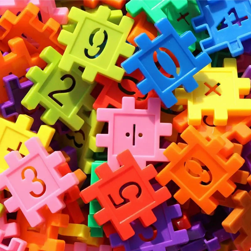 88Pcs Digital Letter Cube Building Blocks Assembly DIY Creative Bricks With Storage Box Baby Early Education Toys For Children