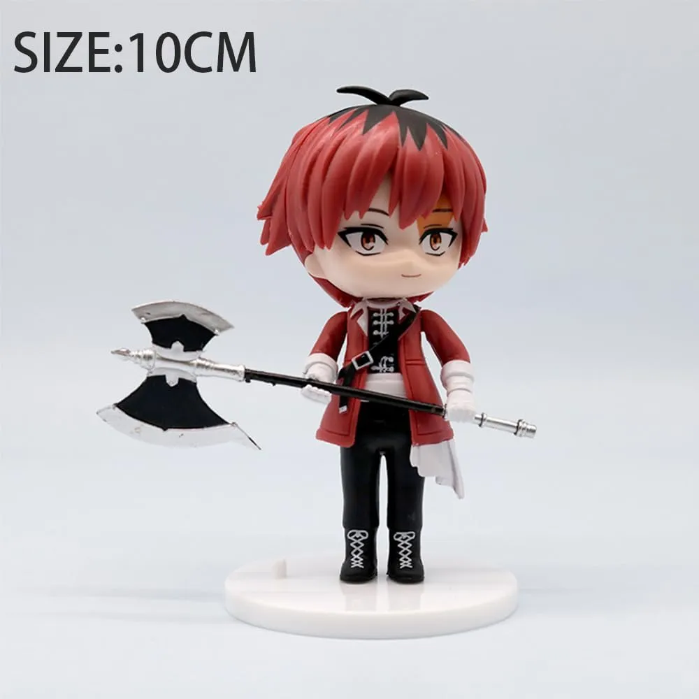 8PCS/Set Frieren Figure Cake Topper Mini Fern Figure Model, 10cm Anime Figure Model Stark Action Figure Desktop Decoration Party Supplies Gifts for Fans
