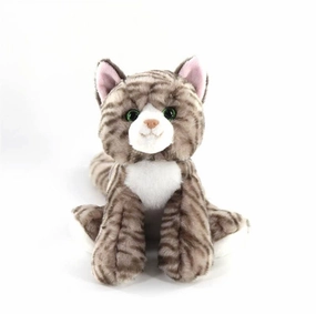 9"Tabby Cat Grey