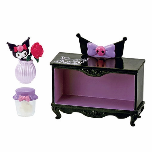 [Clearance]#[Sanrio] Kuromi's Gothic Room Figure [Blind Package][APR 2024] Re-ment Japan