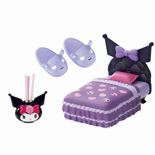 [Clearance]#[Sanrio] Kuromi's Gothic Room Figure [Blind Package][APR 2024] Re-ment Japan
