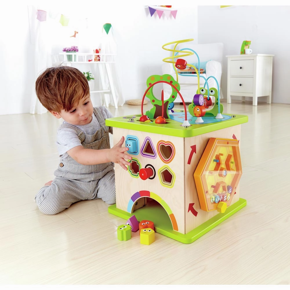 *Hape Country Critters Play Cube