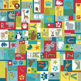 A to Zoo - Turquoise Patch