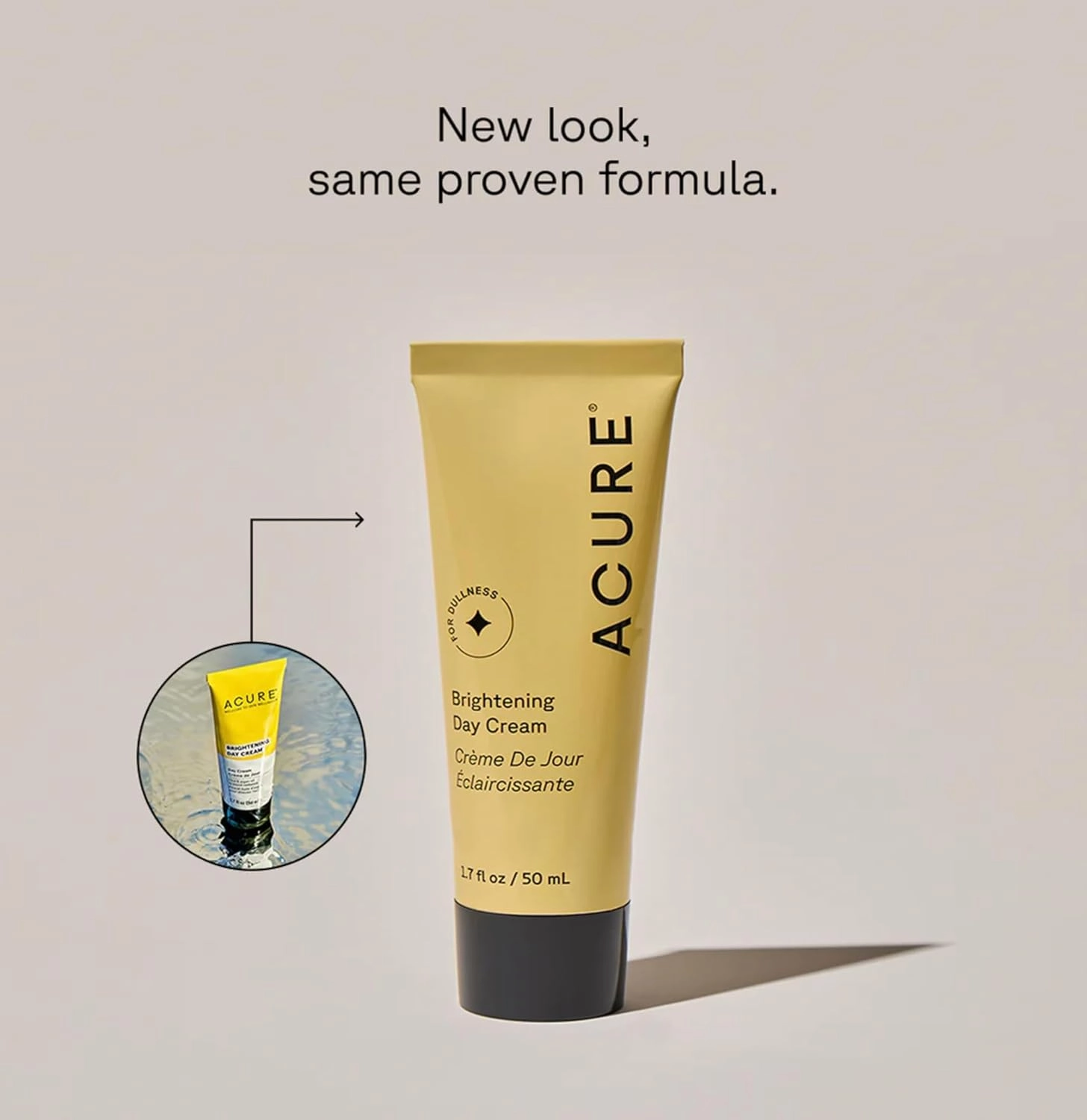 Acure Brightening Day & Night Cream Set – Hydrating & Radiance-Boosting Moisturizers for Even Skin Tone & Smooth Texture, Vegan, 1.7 Fl Oz Each