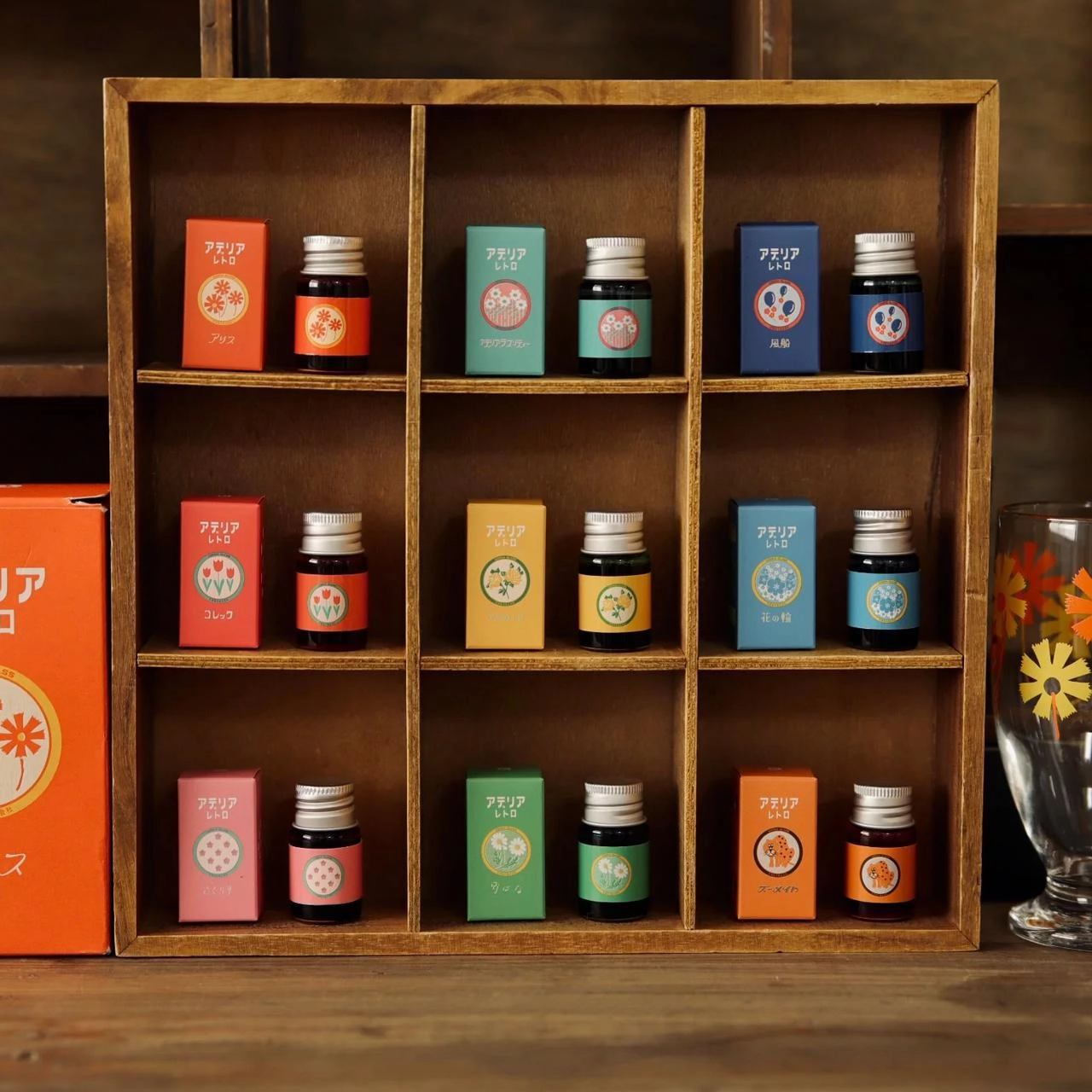 Aderia Retro Ink Set - Cherry Blossoms, Wildflowers, Zoo Mate