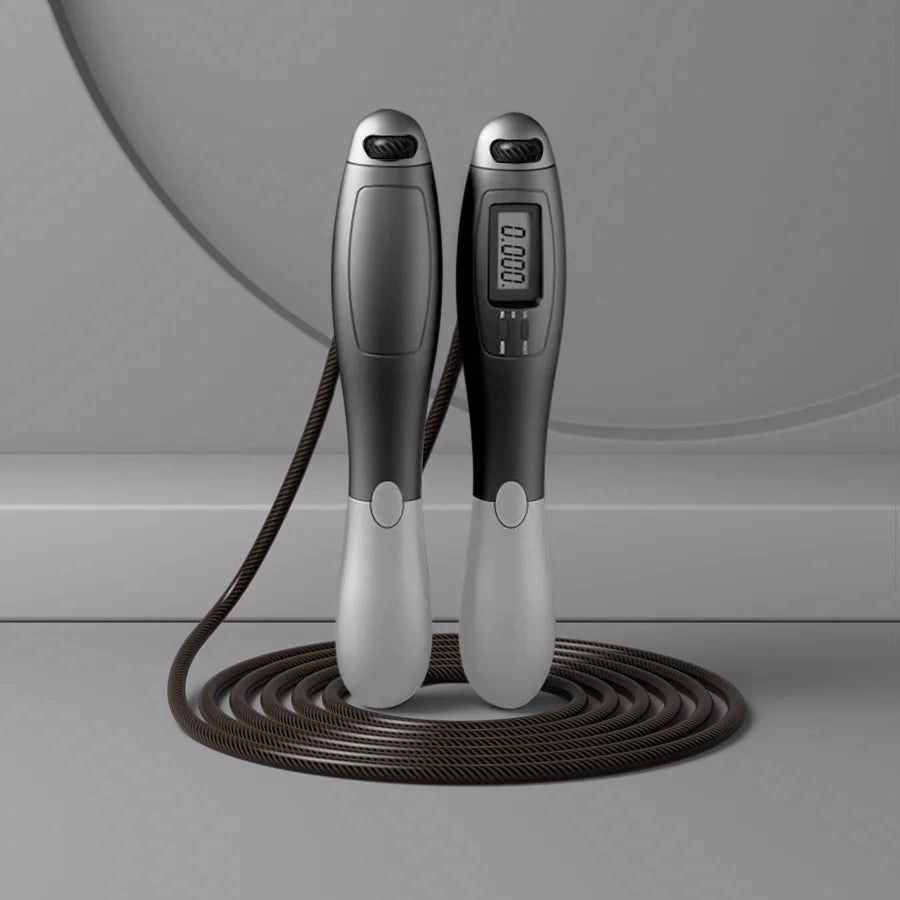 Adjustable Cordless Skipping Rope with Counting Feature – Weight-Bearing Fitness Tool