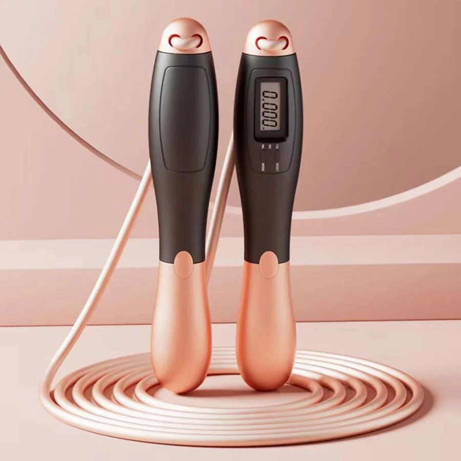 Adjustable Cordless Skipping Rope with Counting Feature – Weight-Bearing Fitness Tool