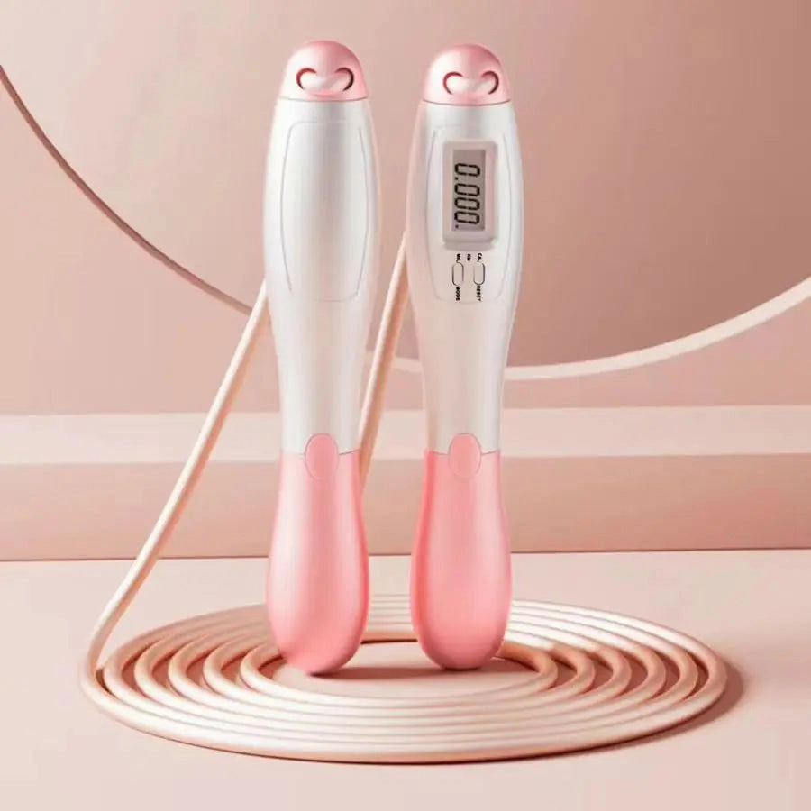 Adjustable Cordless Skipping Rope with Counting Feature – Weight-Bearing Fitness Tool