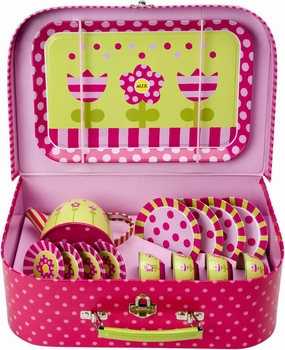 Alex Pretend Tea Time Kids Tea Set, 16 Piece