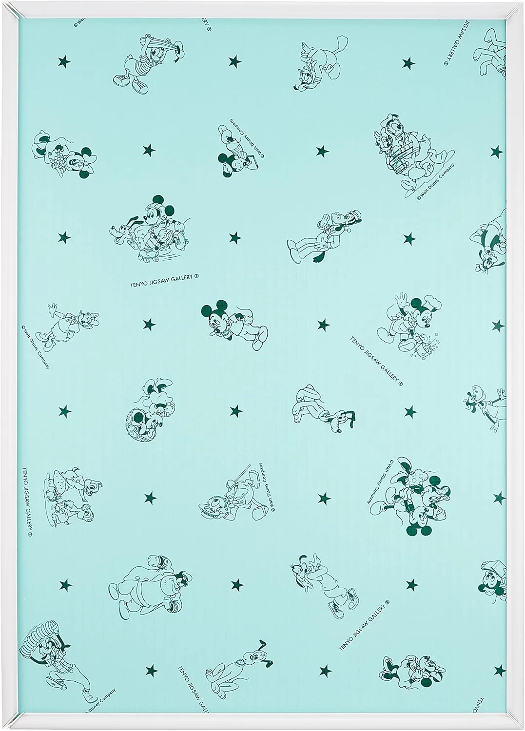 Aluminum Puzzle Frame Disney Safety Panel for 300 Pieces, White (12x16 inches)