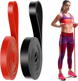 ANCHEER Resistance Bands, Exercise Workout Bands for Women and Men, Stretch Bands for Booty Legs, Pilates Flexbands, Pull Up Bands, Pull Up Assistance Bands, Workout Bands, Exercise Bands