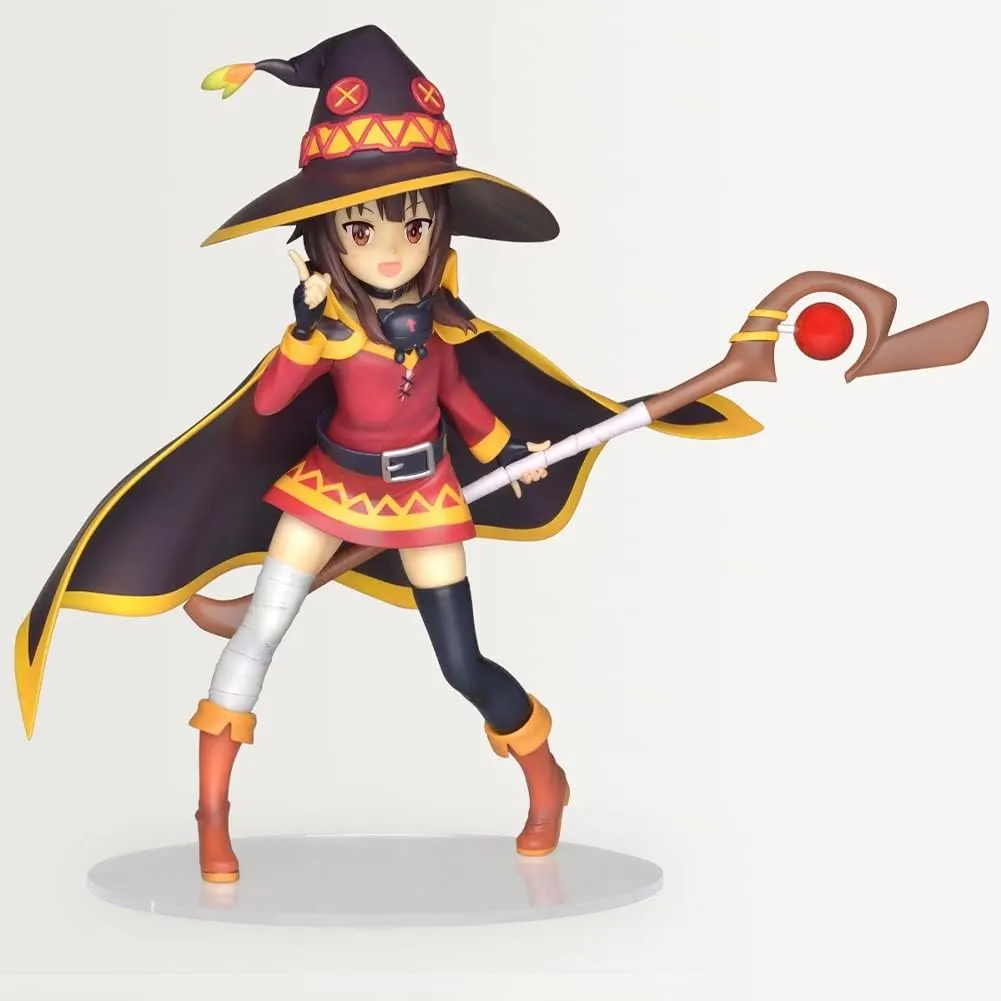 Anime Megumin/Aqua Action Figure Model Statue Collectibles Toy Desktop Ornaments (20cm, Megumin-C)
