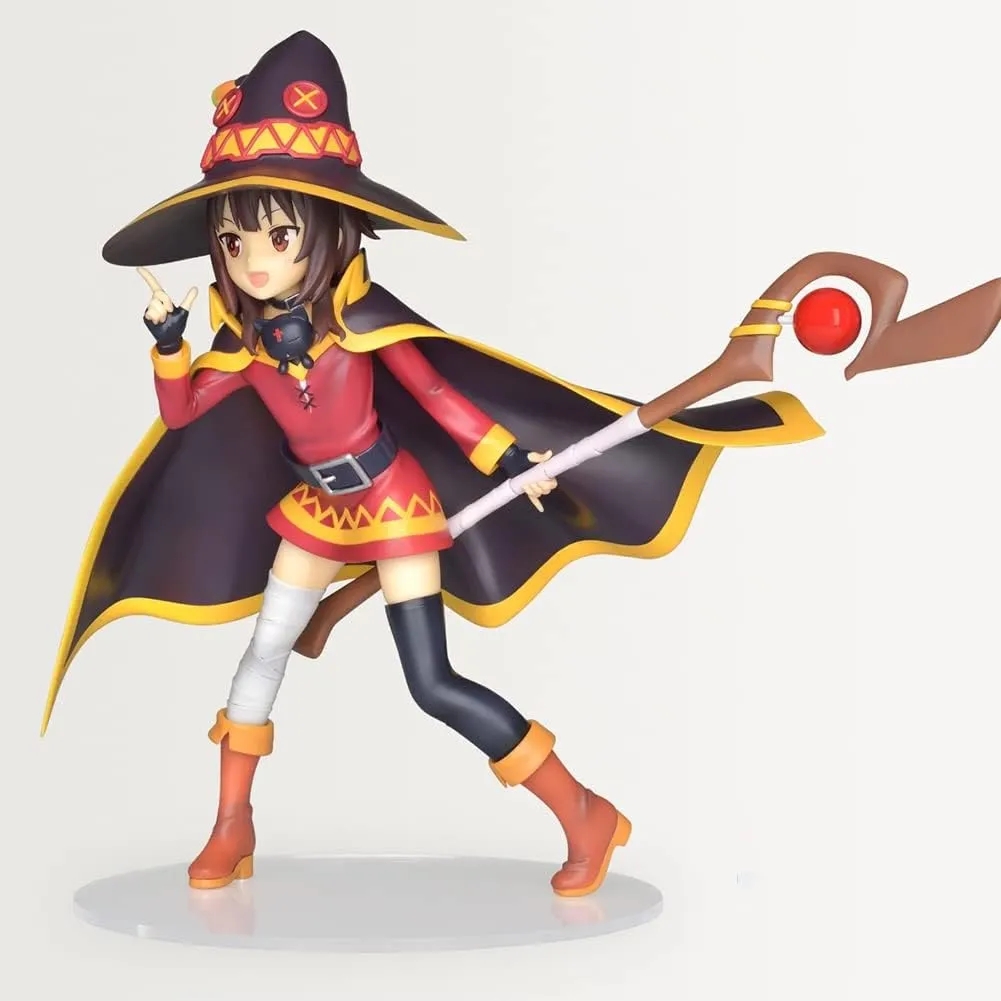 Anime Megumin/Aqua Action Figure Model Statue Collectibles Toy Desktop Ornaments (20cm, Megumin-C)