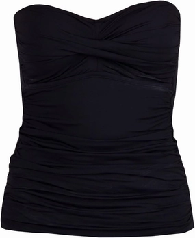 Anne Cole Live in Color Twist Front Bandeau Tankini Top