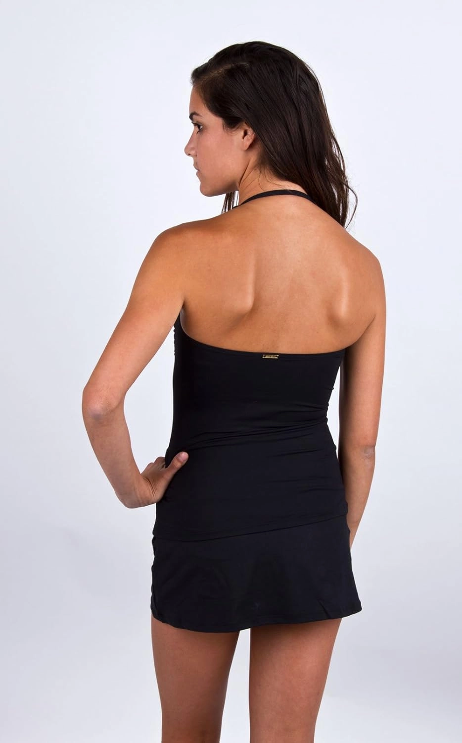 Anne Cole Live in Color Twist Front Bandeau Tankini Top