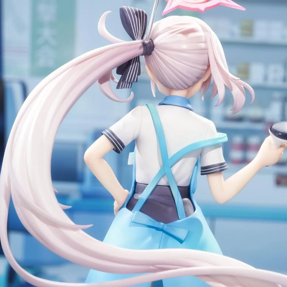 Asagi Mutsuki Figure Model - 20cm Cute Girl Anime Action Figure, Convenience Store Clerk Ver Asagi Mutsuki Statue, PVC Desktop Figures Decoration Gifts