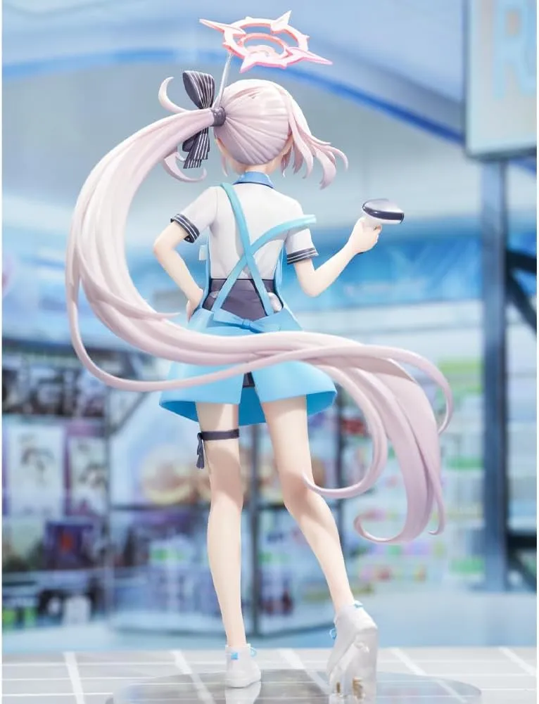 Asagi Mutsuki Figure Model - 20cm Cute Girl Anime Action Figure, Convenience Store Clerk Ver Asagi Mutsuki Statue, PVC Desktop Figures Decoration Gifts