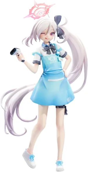 Asagi Mutsuki Figure Model - 20cm Cute Girl Anime Action Figure, Convenience Store Clerk Ver Asagi Mutsuki Statue, PVC Desktop Figures Decoration Gifts