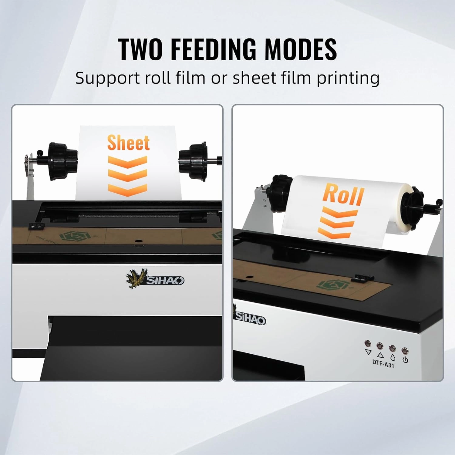 B31 L1800 DTF Printer, Transfer Printing Machine T-Shirt Direct to Film with Continuous Ink Supply,White Ink Mixing, Cycle and One-Click Cleaning (B31 L1800)