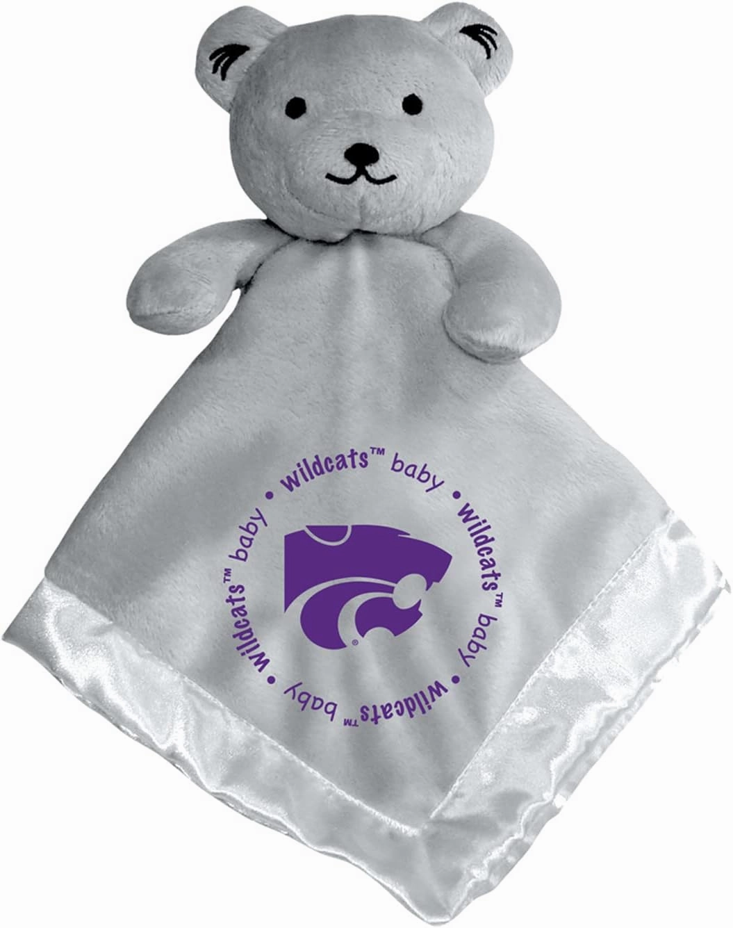 Baby Fanatic Gray Security Bear - NCAA Kansas State Wildcats - Officially Licensed Snuggle Buddy