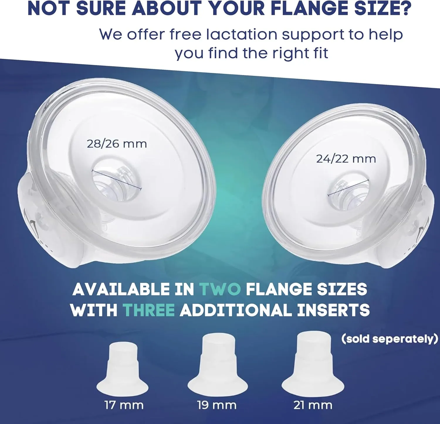 BabyBuddha Hands Free Milk Collection Cups for Breast Pump, 8 Fl Oz Each, Wearable Breastmilk Containers, Compatible with BabyBuddha Pump, Spill Resistant Design, Large Flange 26 to 28mm, 2 Pack
