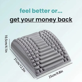 Back Neck Cracker Neck Back Stretcher Yoga Fitness Lumbar Back Waist Massager Pillow Shoulder Relaxer Chiropractic Pillow