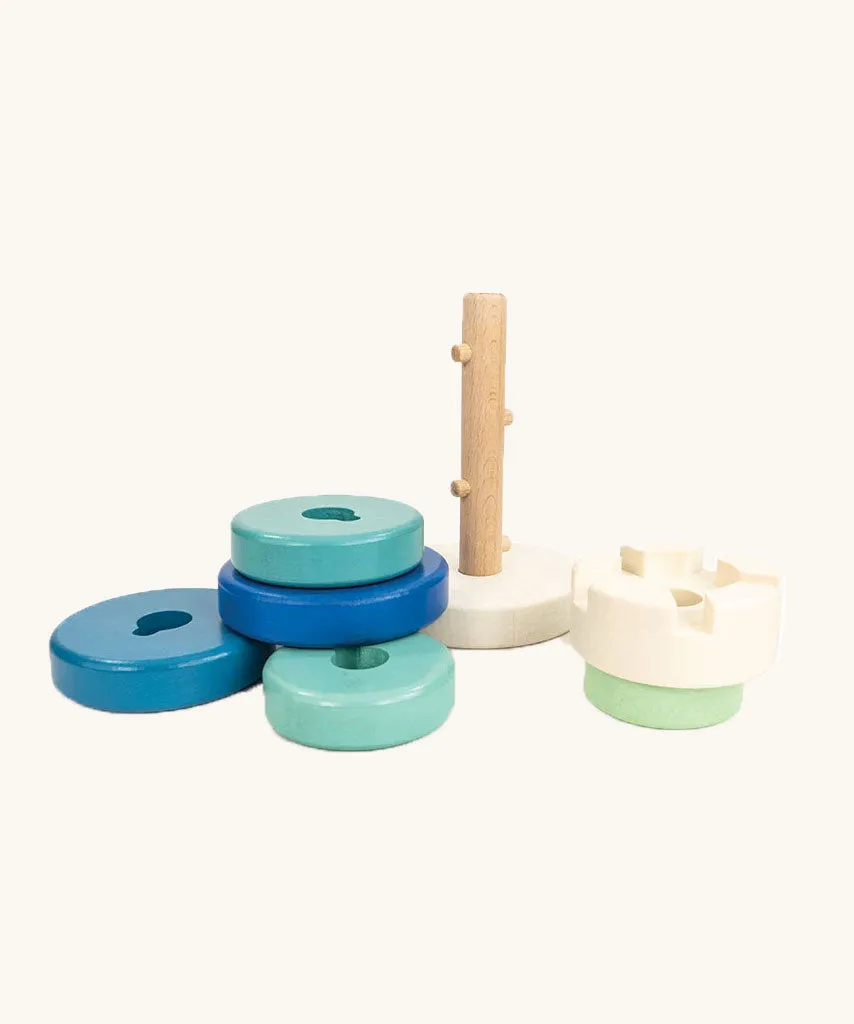 Bajo Stacking Tower - Blue Rook