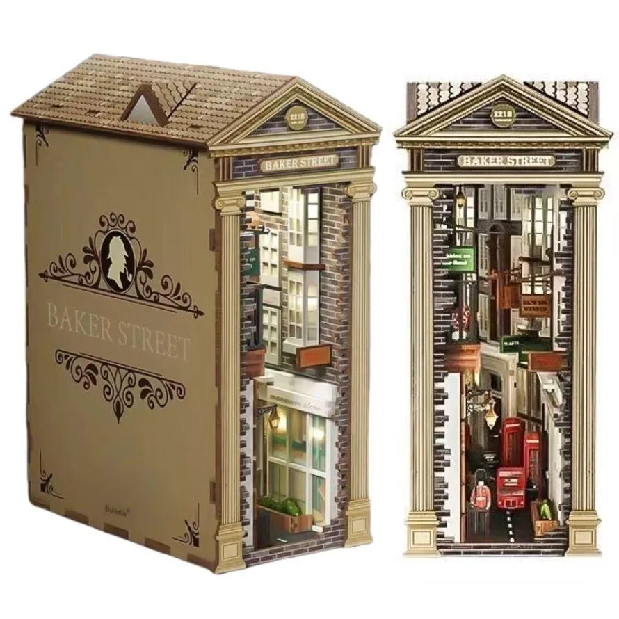 Baker Street DIY Book Nook Kit - Sherlock Holmes Inspired