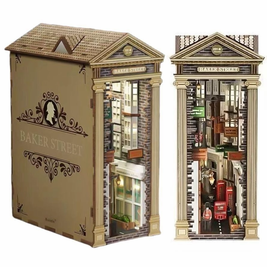 Baker Street DIY Book Nook Kit - Sherlock Holmes Inspired